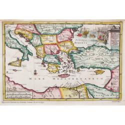 [Lot of 6 maps of the  eastern Mediterranean] Estats / du Grand Seigneur / des Turcs / en Europe, en Asie et en Afrique