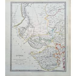 [Set of 9 maps of India]