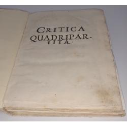 Critica Quadripartita, in qua plura recens inventa, et emendate circa Geographiae artificium, historiam, technicam, et astrologiam …