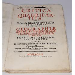 Critica Quadripartita, in qua plura recens inventa, et emendate circa Geographiae artificium, historiam, technicam, et astrologiam …
