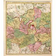 Old map image download for Carte Particulire du terroir et des Environs de Paris qui est la plus grande partie de L' Isle de France.