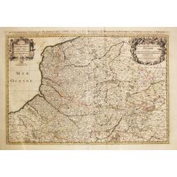 [Lot of 15 maps/plans of northern France] Gouvernement d' Orleans et la Generalite divisee en ses Elections.