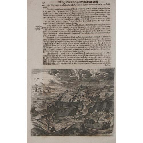 Old map image download for [Lot of 10 (2x maps / 8x views of Guyana)] d' Engleze Volksplanting in' t Amerikaans Gewest Gujana en Rio de Las Amazones. Door de Scheeps-Togt van Charles Leig Begonnen.