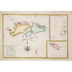 [Lot of 11 maps and views of the Falkland islands and the Argentinian part of Terra del Fuega. ]