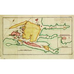 [Lot of 6 maps / prints]  Schets van de Donkere Baai in Nieuw Zeeland 1773.