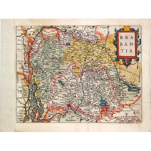 Old map image download for Brabantiae Descriptio.