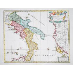 [Lot of 6 maps of Italy]