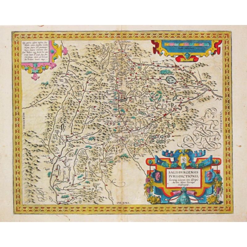 [Lot of 5 maps] Salzburg Austria