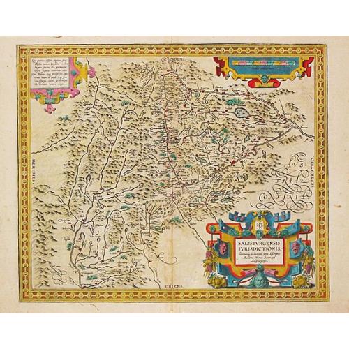 Old map image download for Salisburgensis Iurisdictionis plus a lot of 7 maps of Austria