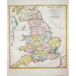 Brittanniae Antiquae Tabula Geographica.