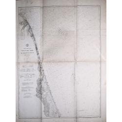 sea chart of part of the coast of New Yersey. From Sandy hook to Barneget Inlet. New Yersey . Coast Chart No. 121.