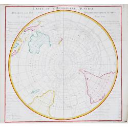 Carte de l' Hemisphere Austral.