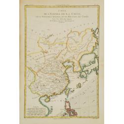 Carte de l'Empire de la Chine, de la Tartarie Chinoise, et du..