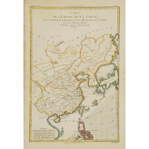Old map image download for Carte de l'Empire de la Chine, de la Tartarie Chinoise, et du..