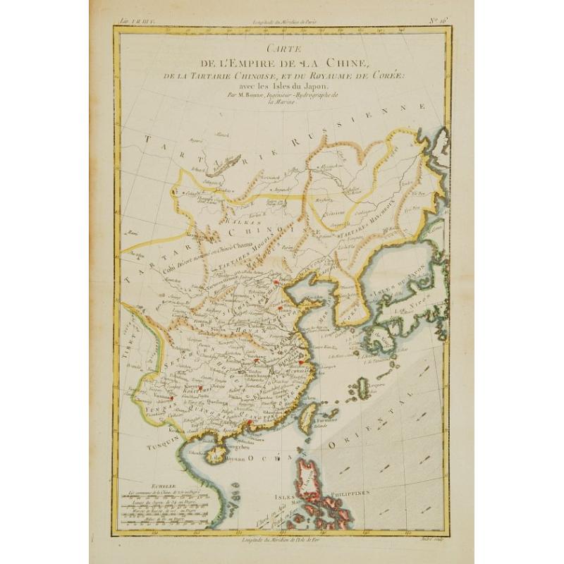 Carte de l'Empire de la Chine, de la Tartarie Chinoise, et du..