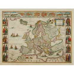 Europa recens descripta a Guilielmo Blaeuw.