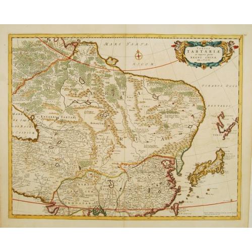 Old map image download for Tabula Tartariae et majoris partis Regni Chinae