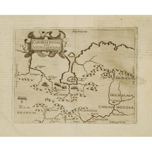 Old map image download for Conibas regio cum vicinis gentibus.