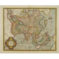 Old, Antique map image download for Asia ex magna Orbis terre descriptione Gerardi Mercatoris..