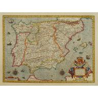Old map image download for Hispaniae nova describtio..
