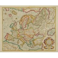 Old, Antique map image download for Europa, ad magnae Europae Gerardi Mercatoris..