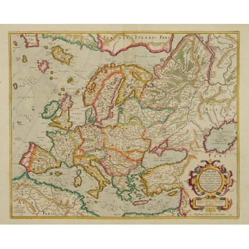 Old map image download for Europa, ad magnae Europae Gerardi Mercatoris..