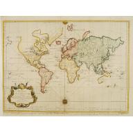 Old, Antique map image download for An Essay of a new and compact map containing .. The known parts of the Terrestriale Globe..