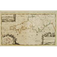 Old map image download for Carte Maritime de L'Angleterre depuis les Sorlingue jusques à Portland..
