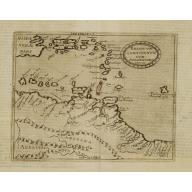 Old, Antique map image download for Residuum Continentis cum Adiacentibus Insulis.