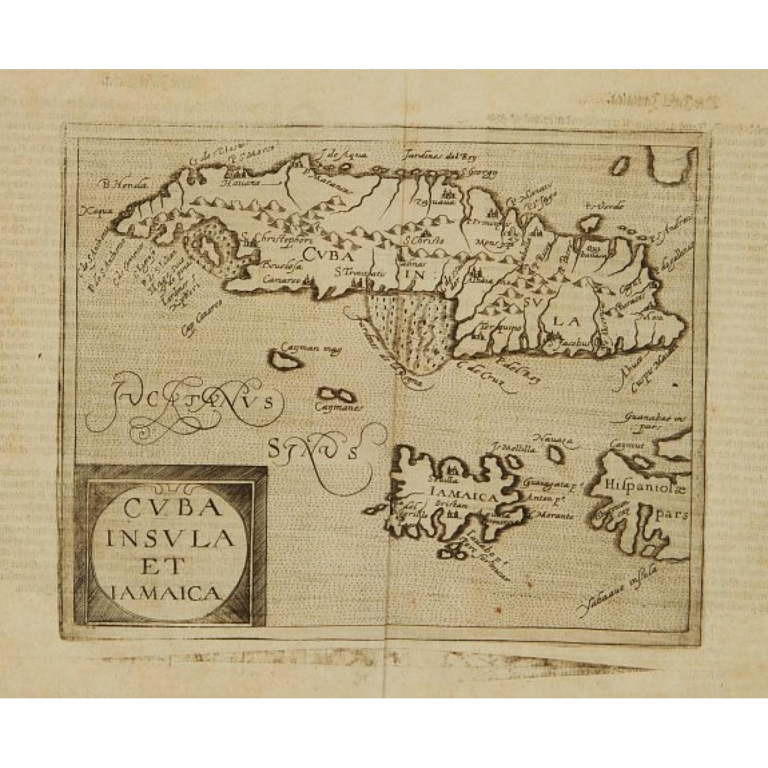 Cuba Insula et Iamaica.