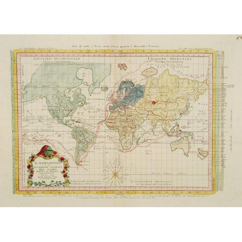 Old map image download for Il Mappamondo o sia Descrizione Generale del Globo Ridotto..