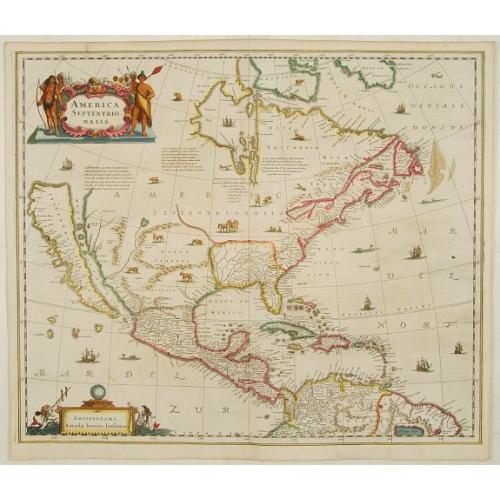 Old map image download for America Septentrionalis.