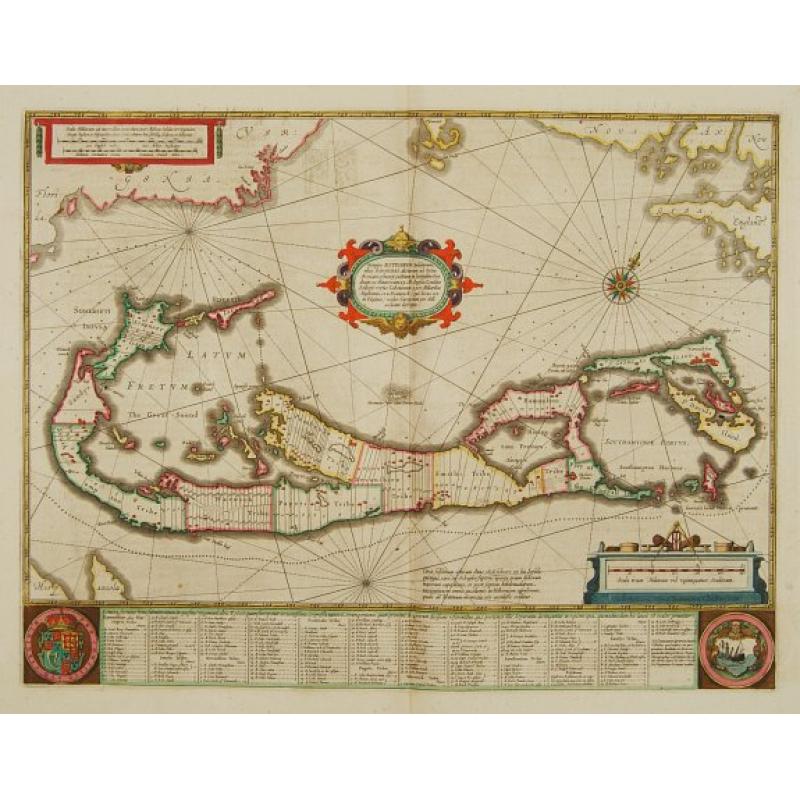 Mappa Aestivarum Insularum, alias Barmudas..