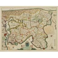 Old, Antique map image download for Hollandiae pars septentrionalis, Vulgo Westvriesland..
