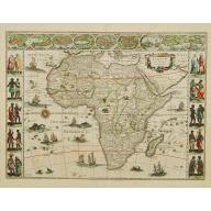 Old, Antique map image download for Africae nova descriptio.