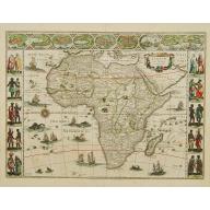 Old, Antique map image download for Africae nova descriptio.