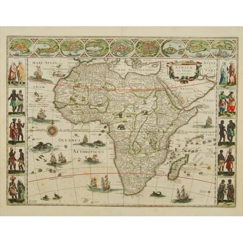 Old map image download for Africae nova descriptio.