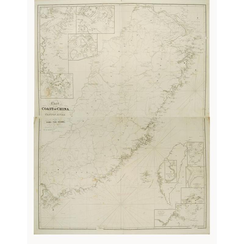 Chart to the coast of China from the Canton River to the Yang Tze Keang, prepared by John Walker, geographer to the Honble. East India Company.