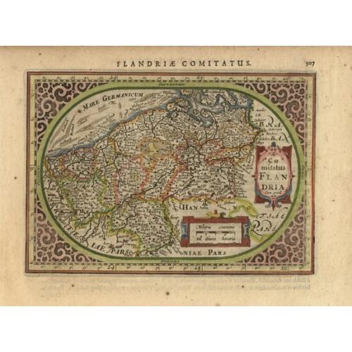 Old map image download for Comitatus Flandria.