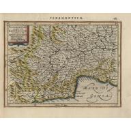Old, Antique map image download for Pedemontana..