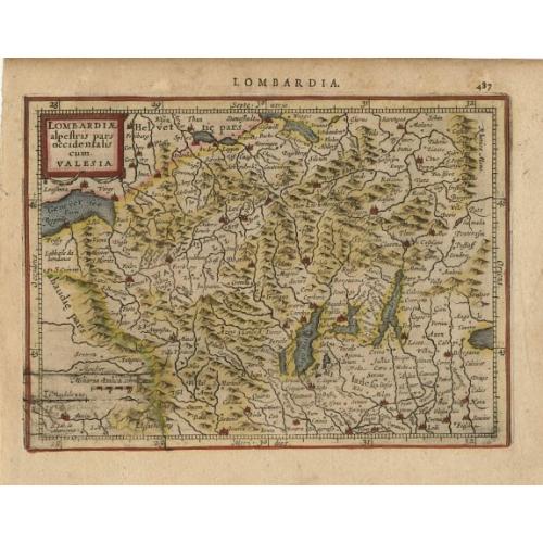 Old map image download for Lombardiae..