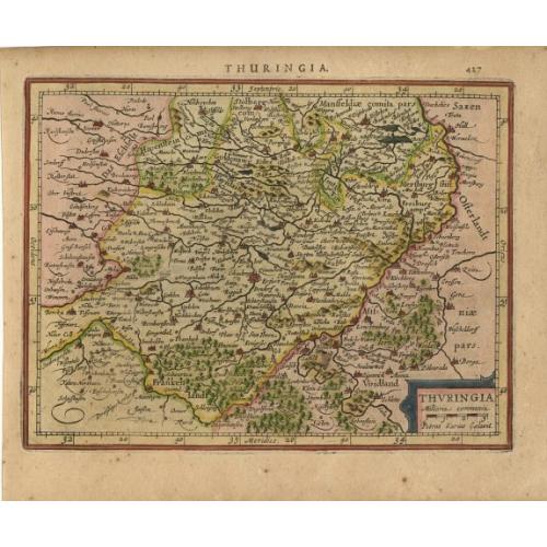 Old map image download for Thuringia