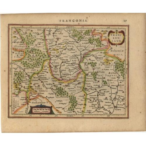 Old map image download for Franckenland.