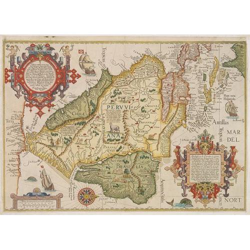 [South America] Delineatio omnium orarum totius Australis partis Americae. . .
