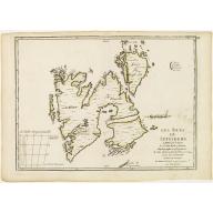 Old, Antique map image download for Les Isles du Spitsberg.