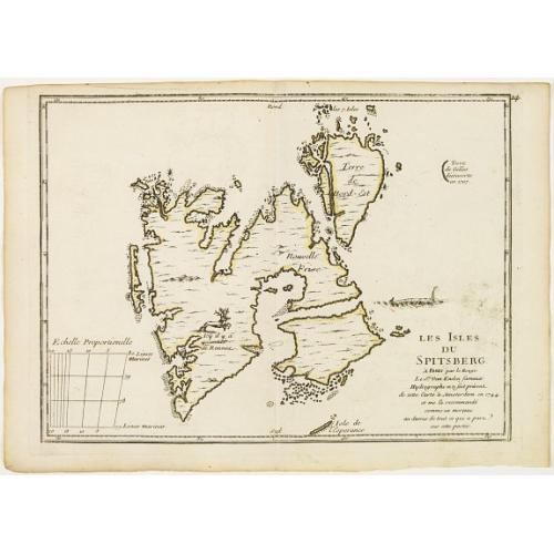Old map image download for Les Isles du Spitsberg.