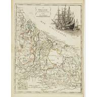 Old, Antique map image download for La Hollande ou les Provinces Reunies.
