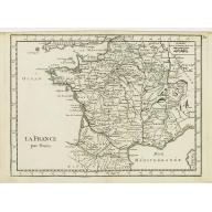 Old map image download for La France par Postes.