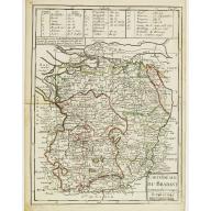 Old map image download for Carte Idéale du Brabant contenant les Camps de 1746 et 1747.