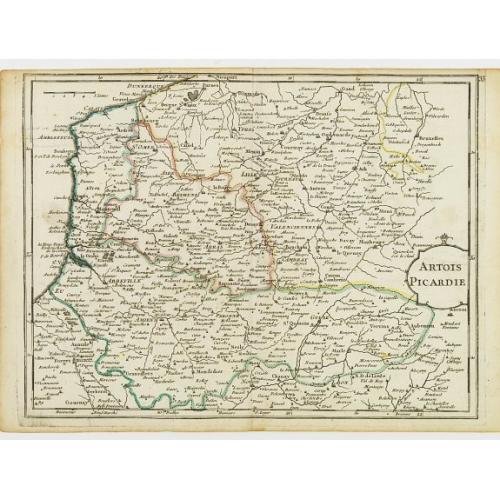 Old map image download for Artois Picardie.